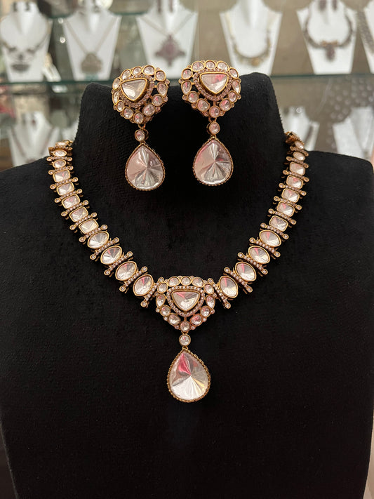 Moisonite Polki Necklace