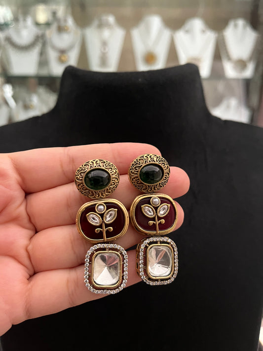 Navratna Necklace Set