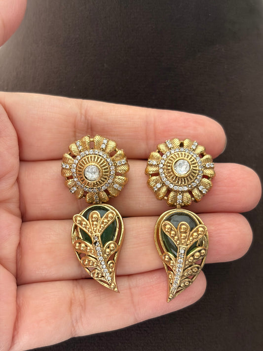 CH(820)Zainab gold look necklace
