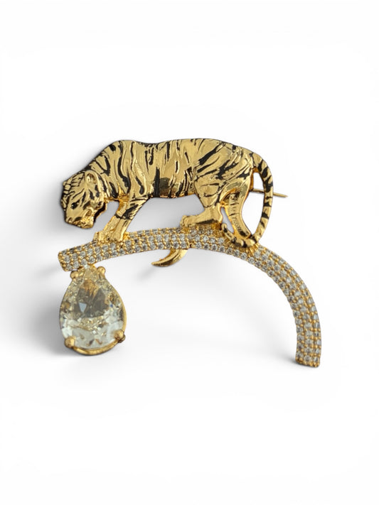 Tiger brooch