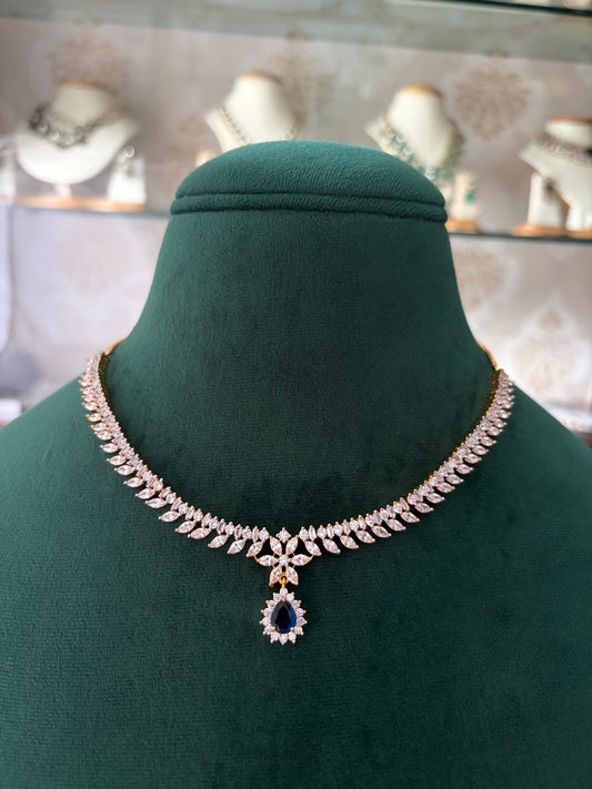 AR(300)Louise single drop necklace