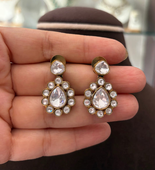 Matilda double layer moissanite necklace