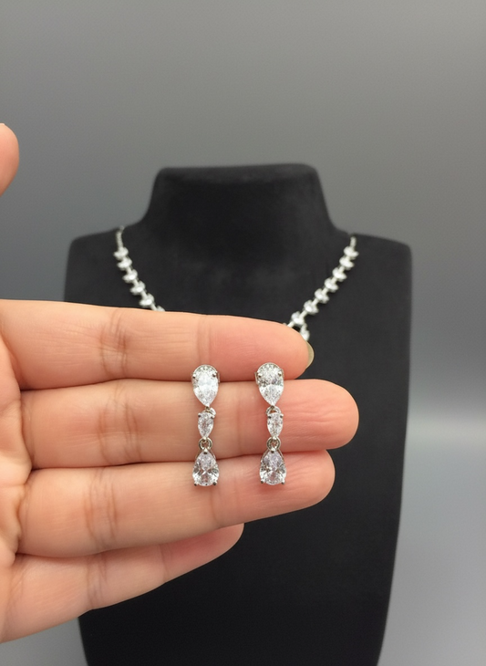 925 silver necklace set