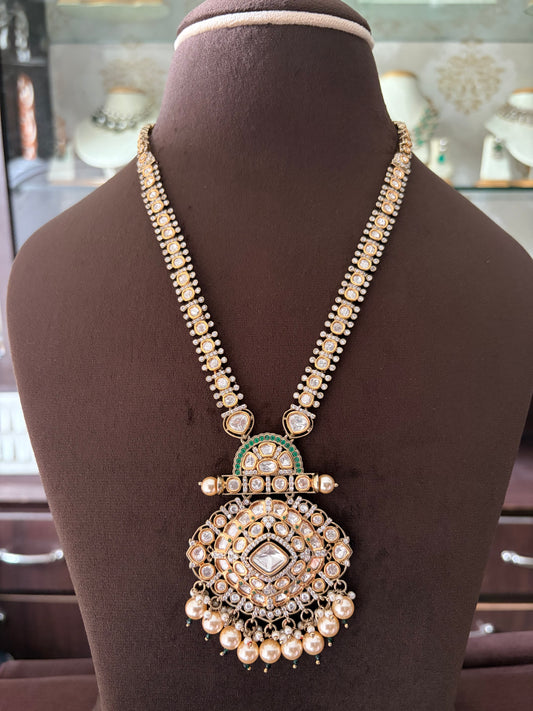 ER(1134)Indira antique Polki necklace