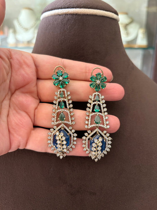 CH(712)Alisha antique designer necklace set