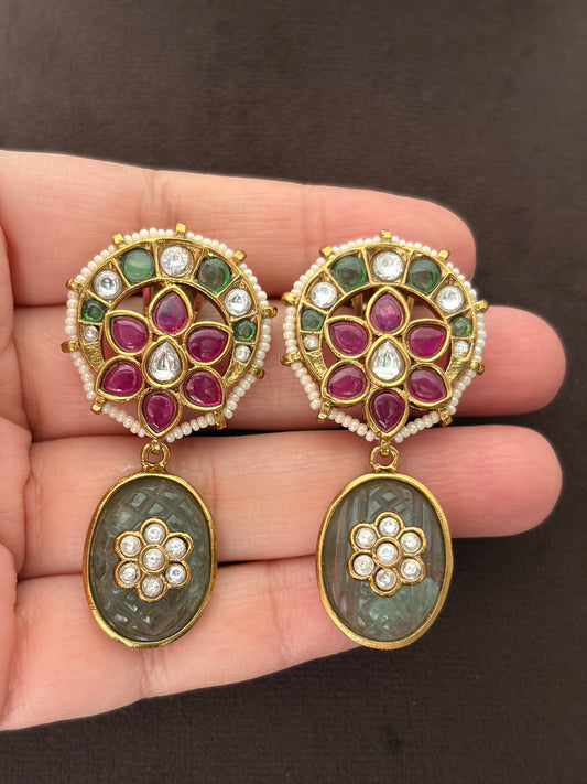 MS(683)Zuri Sabyasachi inspired pendant set