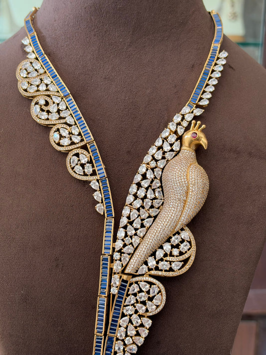 MS(1859)Cathrine bird Cz stone necklace