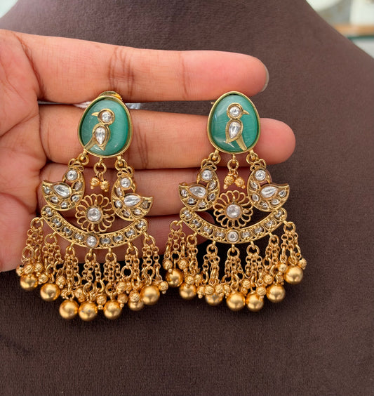 GT(391)Lavina heritage ghungroo earrings