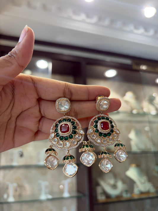 MS(1130)Open Polki necklace set