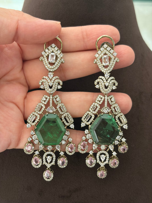 CH(1508)Louise antique necklace set