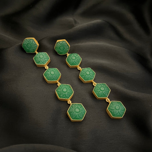 Long Handmade earrings