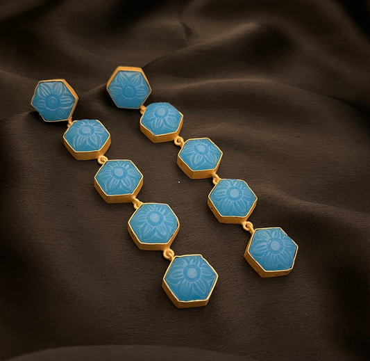 Long Handmade earrings