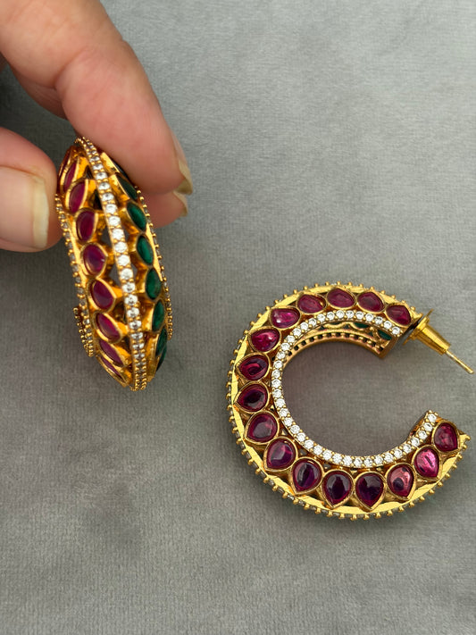 Ms(325)Tara Polki earrings