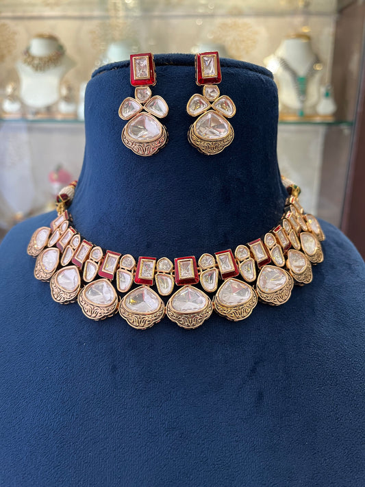 Kundan Collar Set