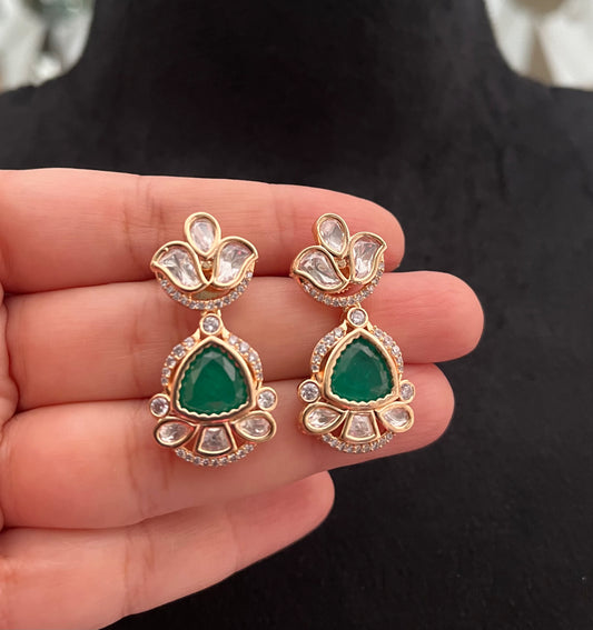 Polki emerald Necklace