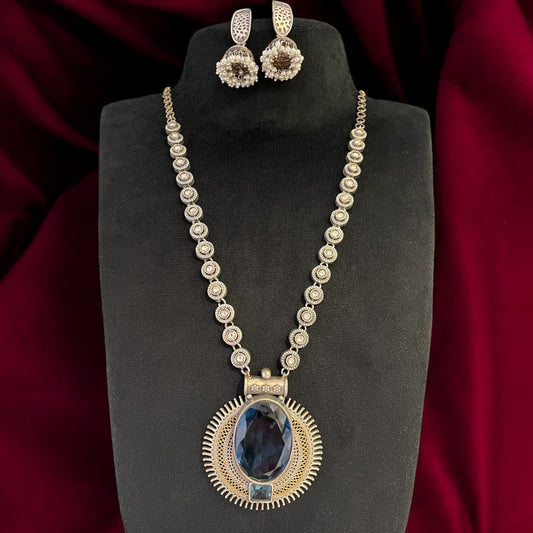 Oxidised Necklace set