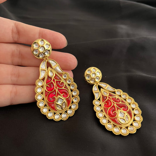 Polki earrings