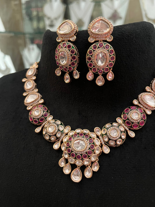 Polki Necklace Set