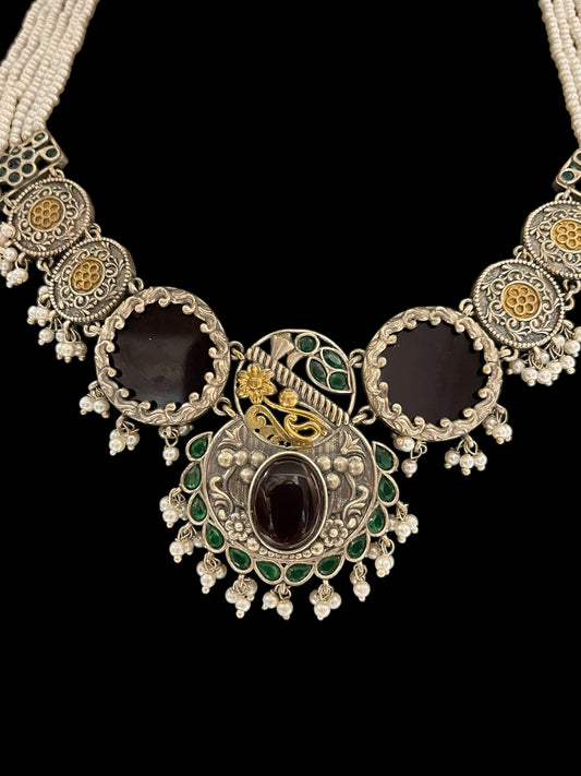 Oxidised Necklace set