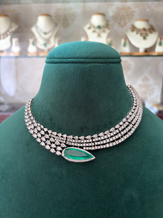 NP(709)Alina AD designer necklace set