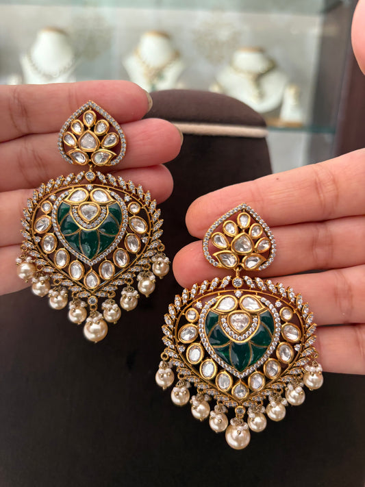RN(3210)Samyukta Polki necklace set