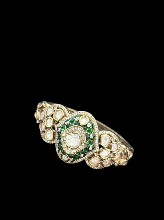 Antique finish openable moissanite bracelet