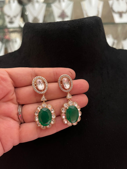 Polki Emerald Necklace