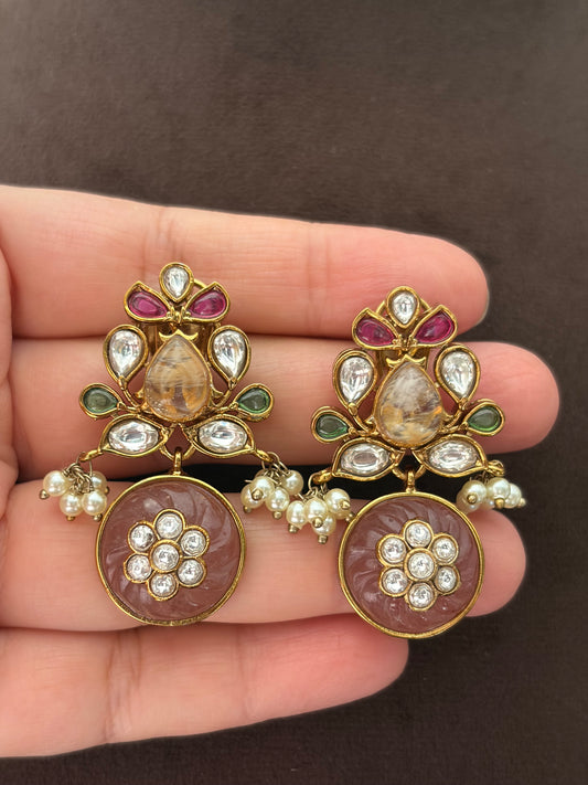 MS(683)Zuri Sabyasachi inspired pendant set