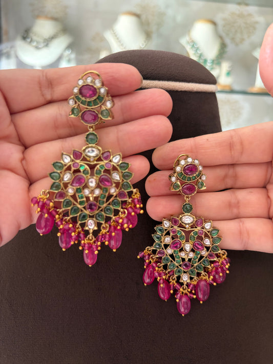 CD(919)Camille antique Jadau necklace set