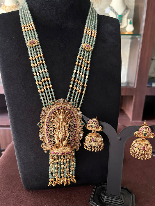 Long Temple Necklace, Complete Length- 26”