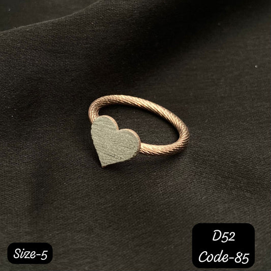 925 Silver, Italian Finish Dual Tone, Heart Band