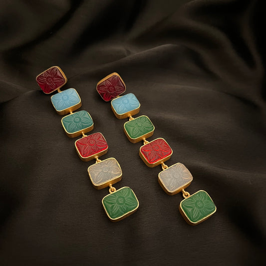 Long Handmade earrings