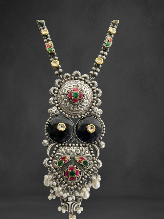 Designer oxidised necklace set