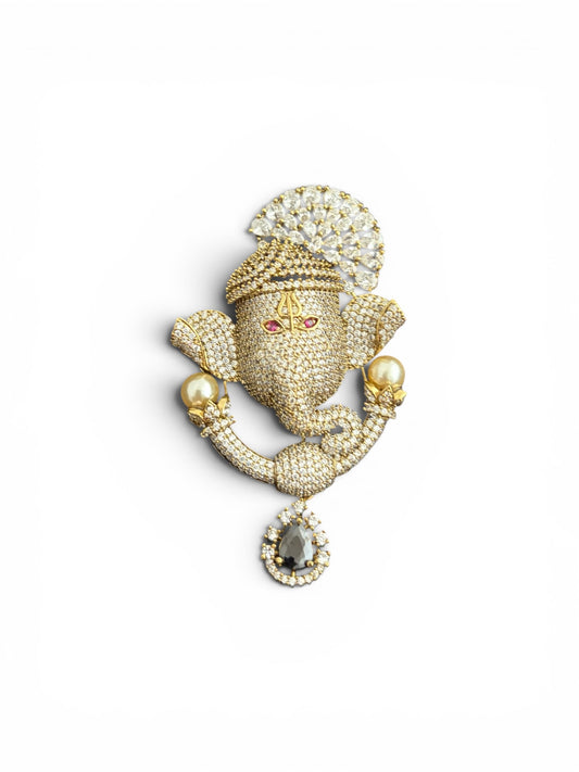 Ganesh ji brooch