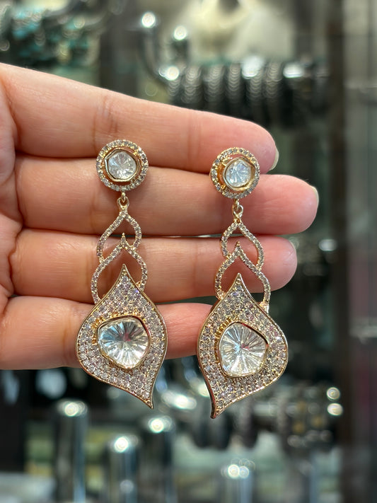 CD(388)Moisonite lightweight earring