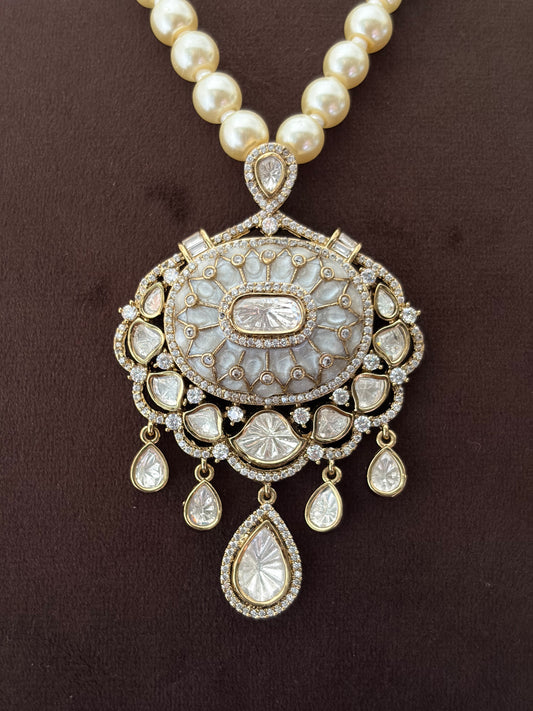 CD(697)Josephine antique long necklace