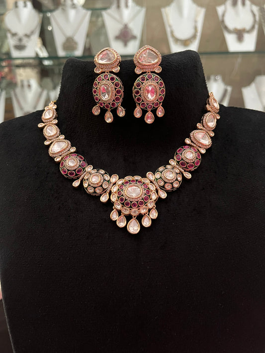 Polki Necklace Set