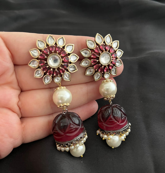 Polki earrings