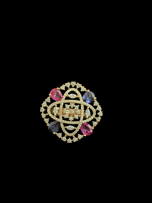 CZ adjustable ring