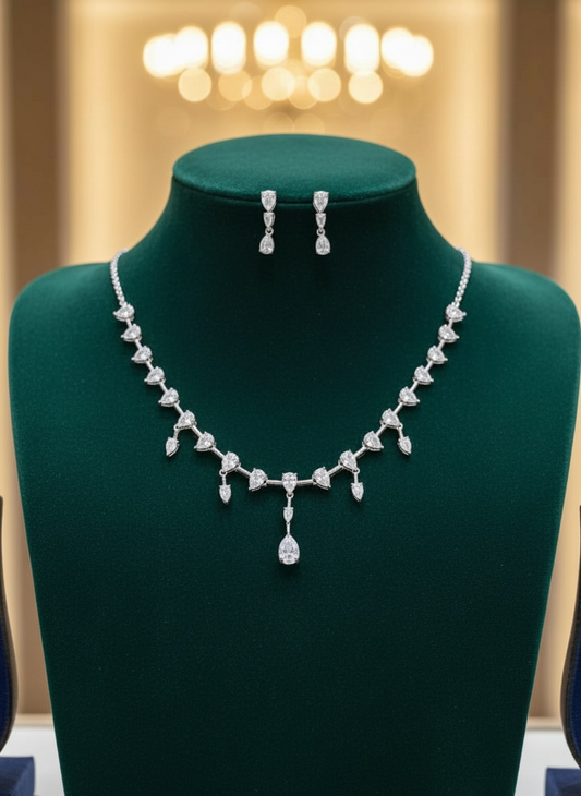 925 silver necklace set