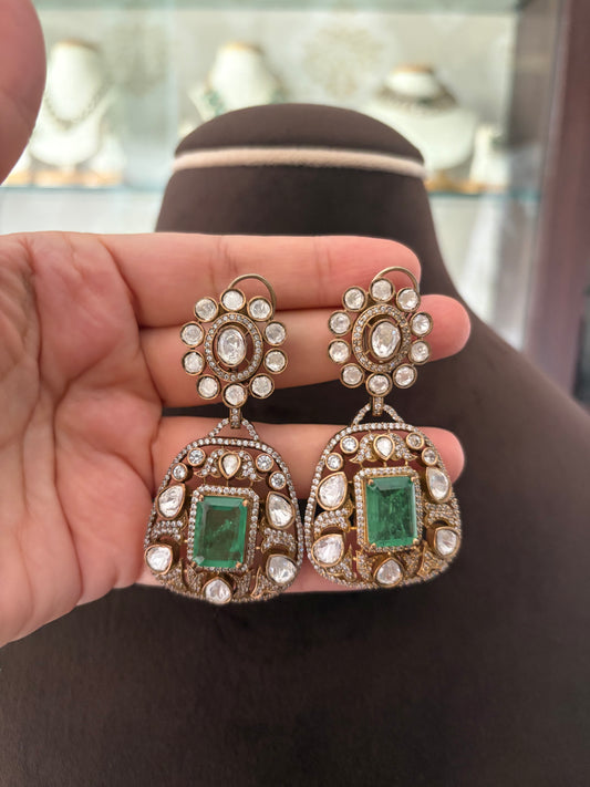 CH(1210)Masenate Polki necklace set