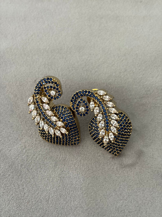 CD(213)Suika antique AD earrings