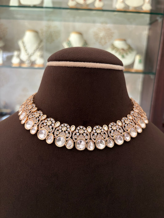MS(831)Celeste Polki necklace