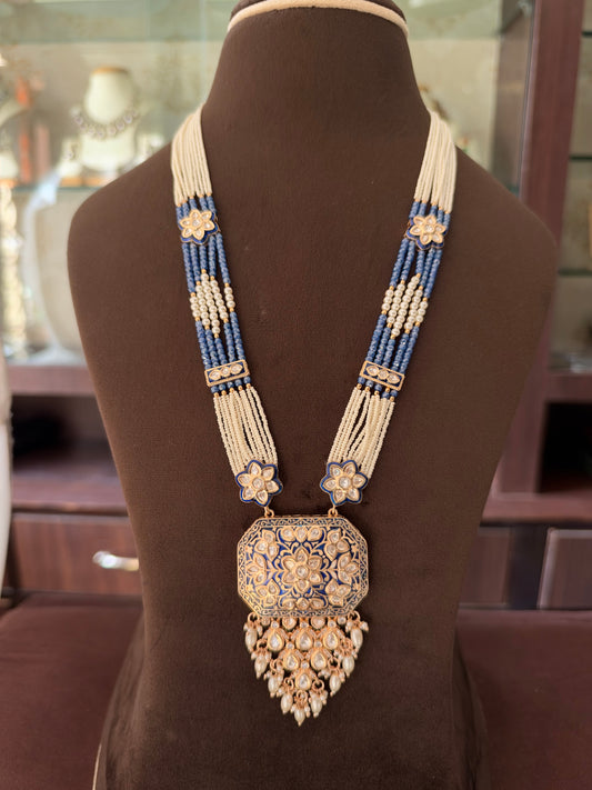 MS(851)Devika meenakari Long Necklace set