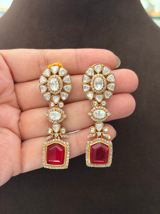 RD(325)Maya Polki earrings