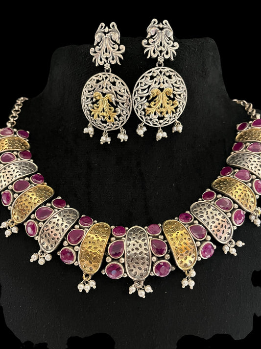 Oxidised Necklace set