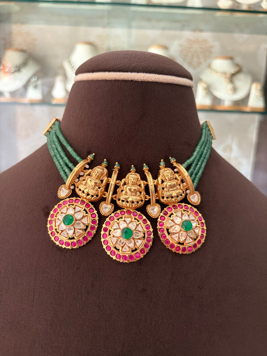 MF(1224)Gold plated temple necklace