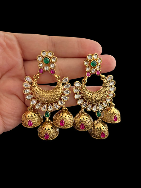 Gold look jhumka