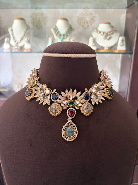 MS(1463)Sabyasachi inspired necklace set