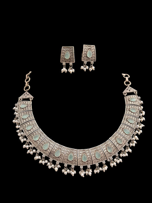 Oxidised Necklace set